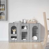  Strani šal Siva Sonoma 100 x 35 x 59 cm Konstruiran les, (5000108400) | Shoptok.si