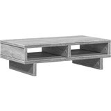  Stalak za monitor siva boja hrasta 50x27x15cm konstruirano drvo | shoptok.hr