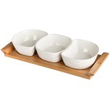 Altom design Set od 3 Zdjelice na Drvenoj Podlozi | shoptok.hr