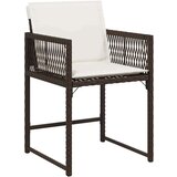  Vrtni set za objed 5 pcs Smeđa poliratan | shoptok.hr