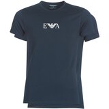 Emporio Armani Majice s kratkimi rokavi CC715-PACK DE 2 Modra Cene