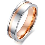 IZMAEL Moški Prstan FA - 4865 - Srebrna / Roza / 59mm Cene