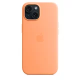 Apple iPhone 15 silicone case w magsafe - orange sorbetid: EK000588105
