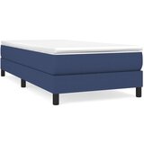 The Living Store Posteljni okvir moder 80x200 cm blago - Box Spring Posteljni Okvir, (21520651) | Shoptok.si