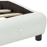  Posteljni okvir LED belo umetno usnje 140x200 cm, (20648486) | Shoptok.si