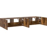  Zidni TV ormarići LED 2 kom boja hrasta 80x35x31 cm | Eponuda.com