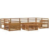  Set vanjskih sofa 7 kom. Prirodna Čvrsto drvo akacije | shoptok.hr