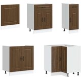  11-dijelni set kuhinjskih ormarića "Kalmar" smeđi hrast, inženjersko drvo | shoptok.hr