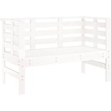  The Living Store Vrtna klop bela 111,5x53x71 cm trdna borovina - Vrtna Klop, (21449719) | Shoptok.si