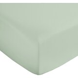 Bianca Svijetlo zelena plahta s gumom od pamučnog satena 90x190 cm Cotton Sateen – Cijene