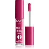 NYX Professional Makeup This is Milky Gloss Milkshakes hidratantno sjajilo za usne s mirisom nijansa 12 Malt Shake 4 ml Cijene