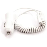 Auto punjač 2u1 (Type-C + USB slot) beli 1A.