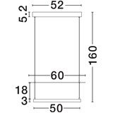 Nova Luce Bijela/mat crna LED viseća svjetiljka aluminijska s mogućnosti zatamnjivanja ø 60 cm Diona – | shoptok.hr
