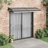 Maison Chic Nadstrešek - Senčniki za vrata črn 240x100 cm PC, (22039414) | Shoptok.si