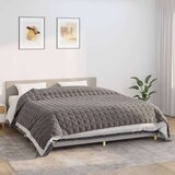 vidaXL Teška deka siva 220x260 cm 15 kg od tkanine | shoptok.hr