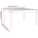  Vrtni stol 82,5x82,5x45 cm od masivne borovine | shoptok.hr