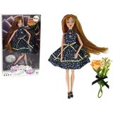  Lutka za igru Emily za modnu reviju sa buketićem - 30 cm | Shoptok.si