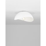 Nova Luce Mat bela kovinska stropna svetilka Opsi – | Shoptok.si