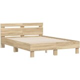 vidaXL Okvir za krevet Sonoma 137 x 190 cm Konstruirano drvo Cijene