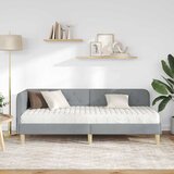 Kutni okvir kreveta Svijetlo siva 80 x 200 cm tkanina | Eponuda.ba