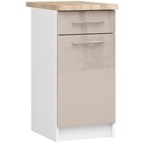AKORD OLIWIA S40 SZ1 Kabinet + BELA / KAPUCCINO SJAJ Vrh, (21713565) Cene