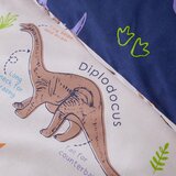 Catherine Lansfield Modra/bež otroška posteljnina za posteljico 120x150 cm Prehistoric Dinosaurs – | Shoptok.si