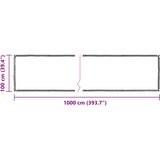  Prozirna cerada s ušicama 1x10 m polietilen | shoptok.hr