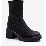 Kesi Women's boots with chunky heels black tozanna | shoptok.hr