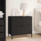  Noćni ormarić Crna 63.5 x 36 x 61 cm Konstruirano drvo | shoptok.hr