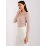 BASIC Feel Good Blouse-RV-BZ-9202.10X-dark beige | Shoptok.si