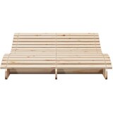  Ležaljka za sunčanje 205 x 110 x 31,5 cm od masivne borovine | shoptok.hr