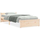  Posteljni okvir iz trdnega lesa 90x200 cm, (20644764) | Shoptok.si