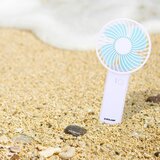 Punjivi džepni ventilator 4W/5V 1200 mAh, beli/plavi | Eponuda.com