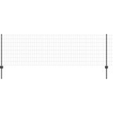  Sivi set vrtne ograde Set od 2 Siva Metal 25 x 0.8 m Izdržljivo | shoptok.hr