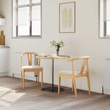  Stolac za blagovanje 2 pcs Prirodna i svijetla | shoptok.hr
