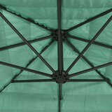 vidaXL Vrtni senčnik z jeklenim drogom zelen 290x290x238 cm | Shoptok.si