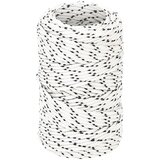 vidaXL Pletena vrv za čoln bela 2 mm x 50 m poliester cene