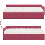  Kotni okvir postelje z matrico Drugo 2 pcs Zelena Žamet, (5000123390) | Shoptok.si