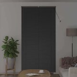 vidaXL Zavjesa za prozor sa zavjesama Ostalo Crna 110 x 220 cm Aluminij | shoptok.hr