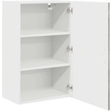 vidaXL Stenska kuhinjska omarica z vrati Betonsko siva 50 x 31 x 80 cm | Shoptok.si