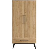 Pinio Otroška garderobna omara v dekorju bukve v naravni barvi 100x200 cm Retro – | Shoptok.si