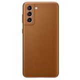 Samsung original usnjen ovitek ef-vg996lae za galaxy s21 plus g996 - zaščita zadnjega dela - rjav Cene
