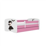 HAPPYKIDS Dječji krevet Dreamy Wednesday 180x80 sa madracem bez ladice Rozičasta | shoptok.hr