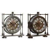  Galda pulkstenis Home ESPRIT zlatan Srebrna Vintage (2 kom.) | shoptok.hr