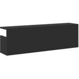  Zidni ormarić crni 100x20x30 cm od konstruiranog drva | shoptok.hr