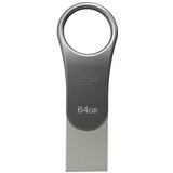 SiliconPower Mobile C80 USB flash drive 64 GB USB Type-A /USB Type-C 3.0 (3.1 Gen 1) Titanium | shoptok.hr