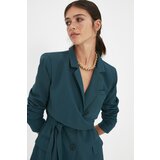 Trendyol Emerald Green Regular Lined Tie-Up Woven Blazer Jacket | Eponuda.ba