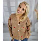 Pri Warm and cozy women's sweater with hearts for autumn SUMMER | shoptok.hr