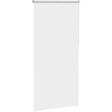 vidaXL rolo zatemnjena bela 85x130cm tkanina širina 80,7cm poliester | Shoptok.si