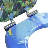  Toaletna sjedala s mekim zatvaranjem 2 pcs Plava 44 x 38 cm | shoptok.hr